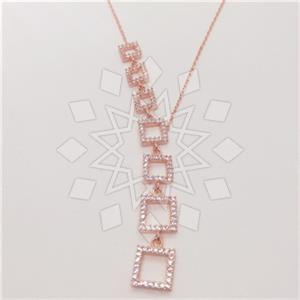 925 Sterling Silver Geometric Pendant Necklace
