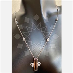 925 Sterling Silver Geometric Pendant Necklace