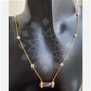 925 Sterling Silver Geometric Pendant Necklace