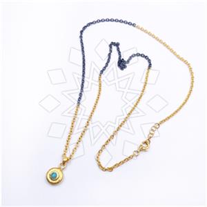 925 Sterling Silver Geometric Pendant Necklace