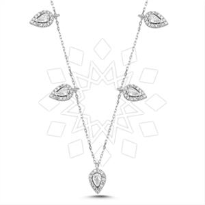 925 Sterling Silver Geometric Pendant Necklace