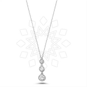 925 Sterling Silver Geometric Pendant Necklace