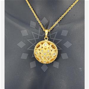 925 Sterling Silver Geometric Pendant Necklace