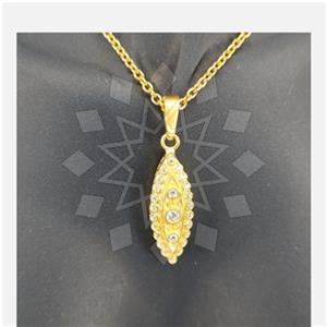 925 Sterling Silver Geometric Pendant Necklace