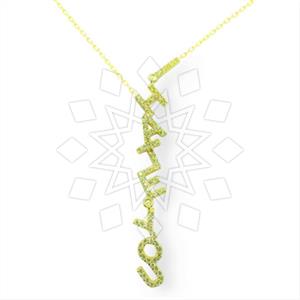 925 Sterling Silver Geometric Personalized Letter Minimal Dainty Pendant Necklace