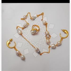 925 Sterling Silver Geometric Ring Earring Necklace Sets Package