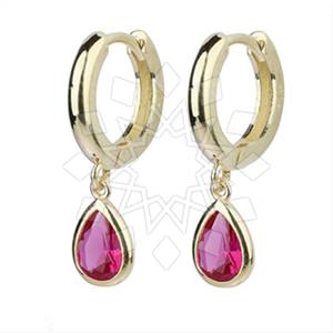 925 Sterling Silver Geometric Single Drop Earrings