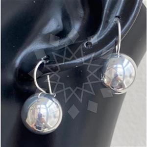 925 Sterling Silver Geometric Single Drop Earrings