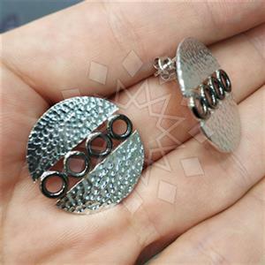 925 Sterling Silver Geometric Statement Earring