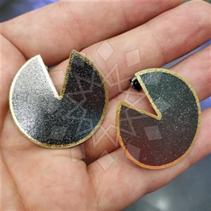 925 Sterling Silver Geometric Statement Earring