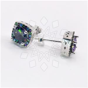 925 Sterling Silver Geometric Statement Earring