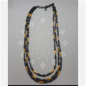 925 Sterling Silver Geometric Statement Necklace