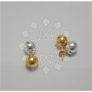 925 Sterling Silver Geometric Stud Earrings