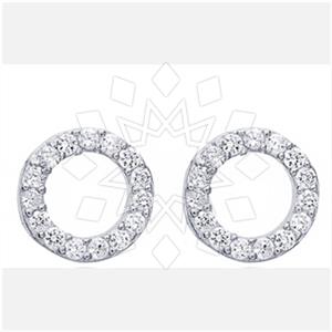 925 Sterling Silver Geometric Stud Earrings