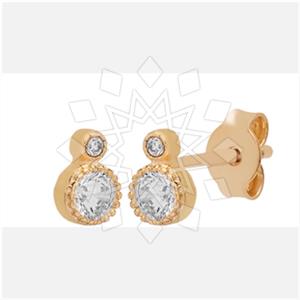 925 Sterling Silver Geometric Stud Earrings