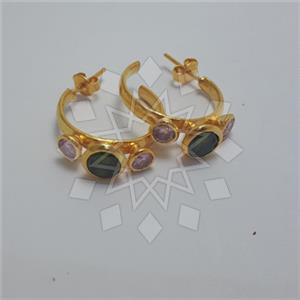 925 Sterling Silver Geometric Unique Earrings