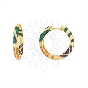 925 Sterling Silver Geometric Unique Earrings