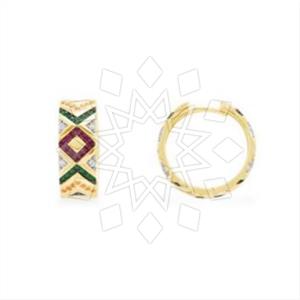 925 Sterling Silver Geometric Unique Earrings