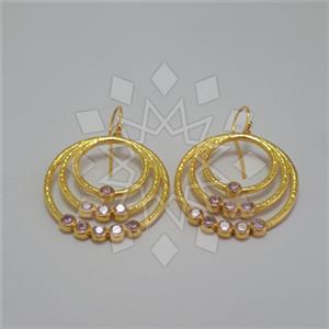 925 Sterling Silver Geometric Unique Earrings