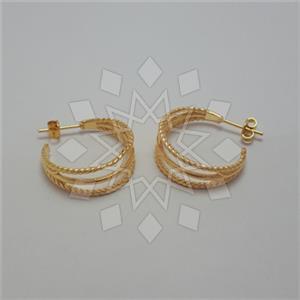 925 Sterling Silver Geometric Unique Earrings