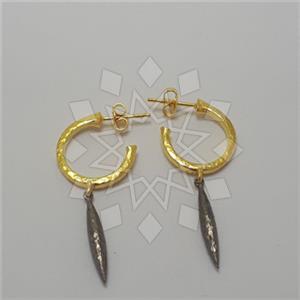 925 Sterling Silver Geometric Unique Earrings