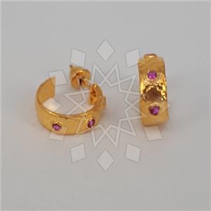 925 Sterling Silver Geometric Cuff Earrings