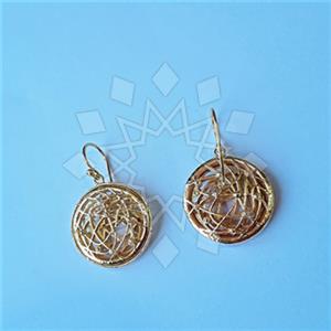 925 Sterling Silver Geometric Dangle Earrings