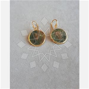 925 Sterling Silver Geometric Dangle Earrings