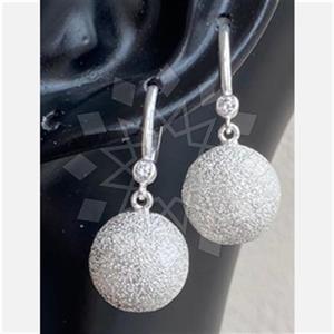 925 Sterling Silver Geometric Dangle Earrings