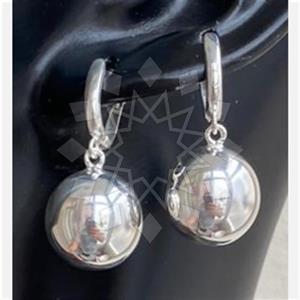 925 Sterling Silver Geometric Dangle Earrings