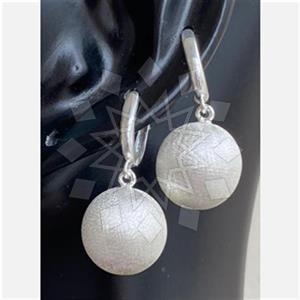 925 Sterling Silver Geometric Dangle Earrings