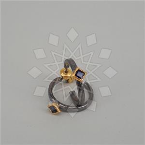 925 Sterling Silver Geometric Statement Earrings