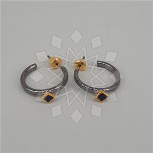 925 Sterling Silver Geometric Statement Earrings