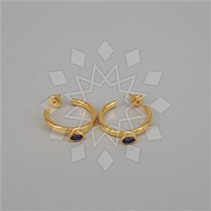 925 Sterling Silver Geometric Statement Earrings