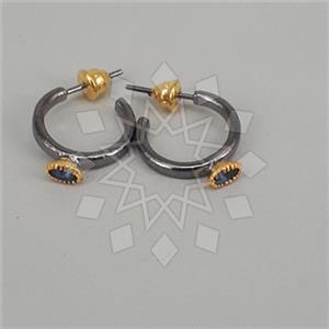 925 Sterling Silver Geometric Statement Earrings