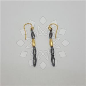 925 Sterling Silver Geometric Dangle Earrings