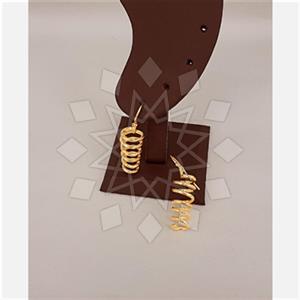 925 Sterling Silver Geometric Statement Earrings