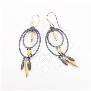 925 Sterling Silver Geometric Unique Earrings