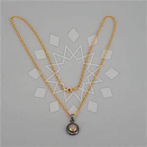 925 Sterling Silver Geometric Pendant Necklace