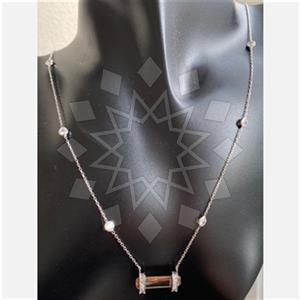 925 Sterling Silver Geometric Pendant Necklace