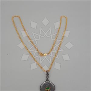 925 Sterling Silver Geometric Pendant Necklace