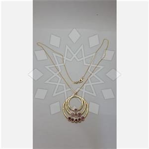 925 Sterling Silver Geometric Pendant Necklace