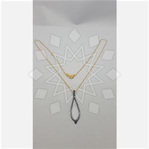 925 Sterling Silver Geometric Pendant Necklace