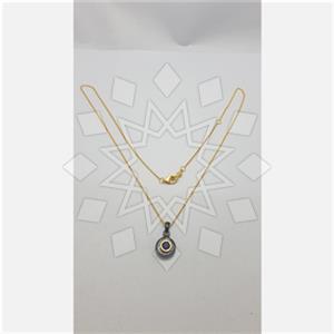 925 Sterling Silver Geometric Pendant Necklace