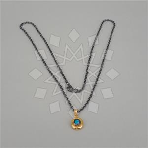 925 Sterling Silver Geometric Pendant Necklace