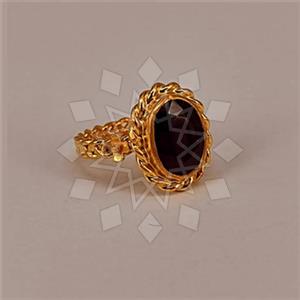 925 Sterling Silver Geometric Gemstone Rings