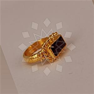 925 Sterling Silver Geometric Gemstone Rings