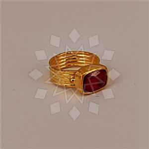 925 Sterling Silver Geometric Gemstone Rings