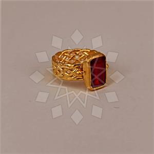925 Sterling Silver Geometric Gemstone Rings
