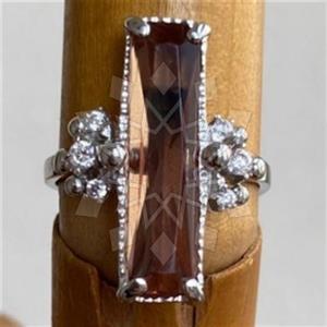 925 Sterling Silver Geometric Gemstone Rings
